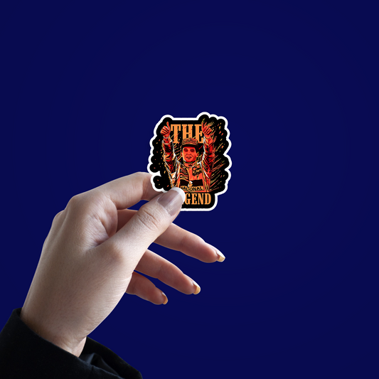 Ayrton Senna the legend Sticker