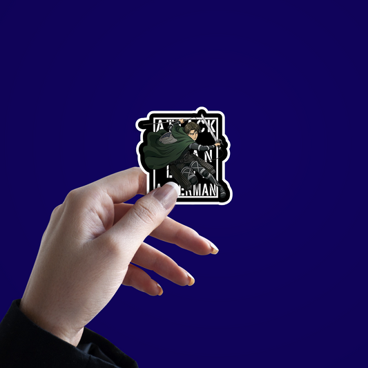 Levi Ackerman from Attack on titan Sticker