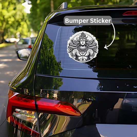 Shiv ji Bumper Sticker