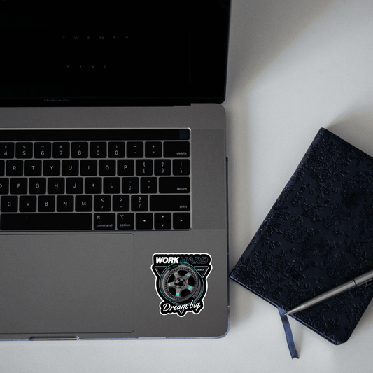 Work hard Dream Big Sticker - sticckiz.com