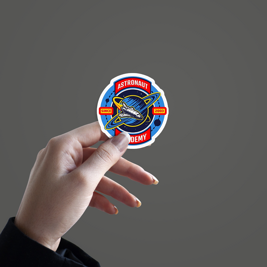 Astronaut Acedemy Sticker
