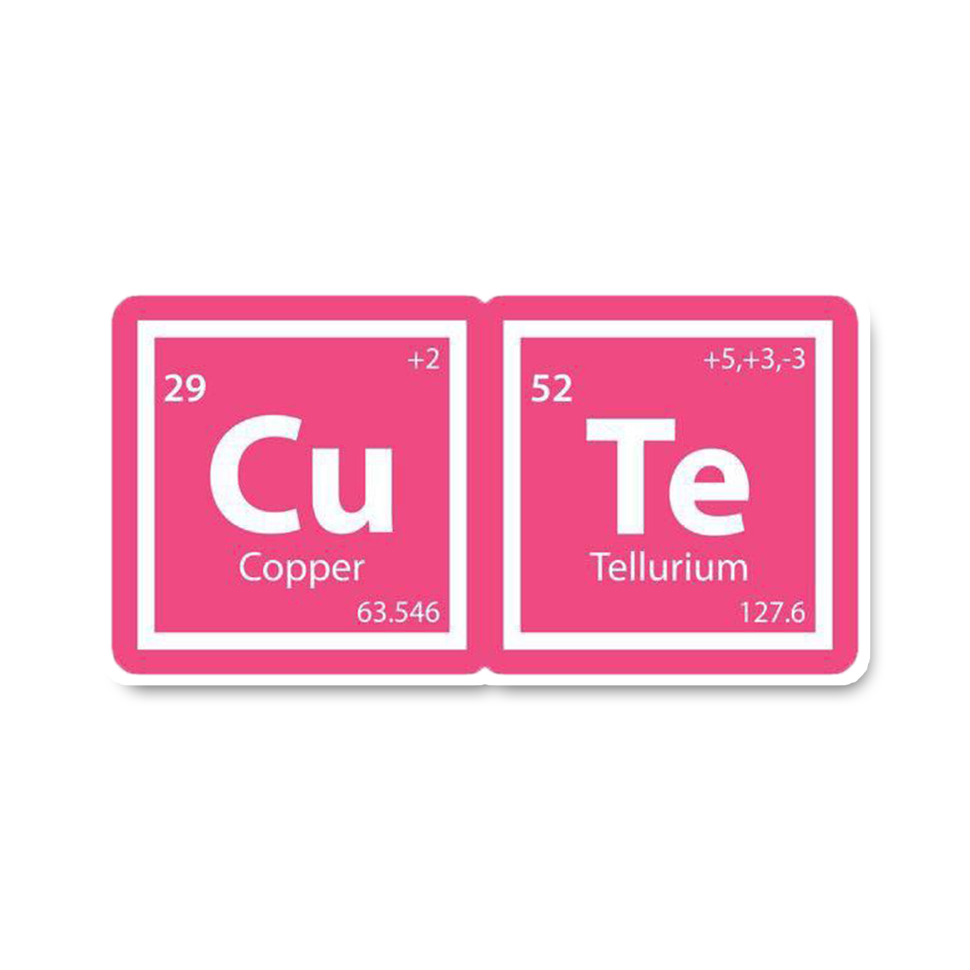 Cu te Sticker