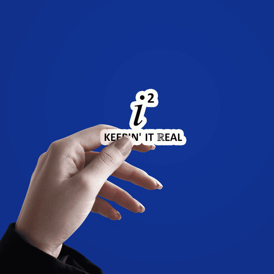 Algebra Keepin' It Real Sticker - sticckiz.com