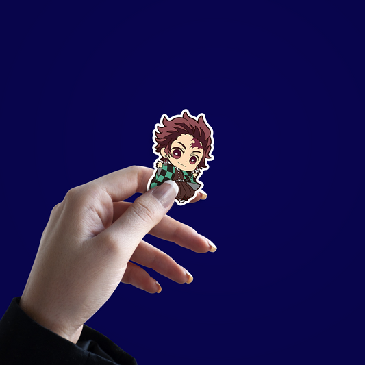 Baby tanjiro kamado from Demon slayer Sricker