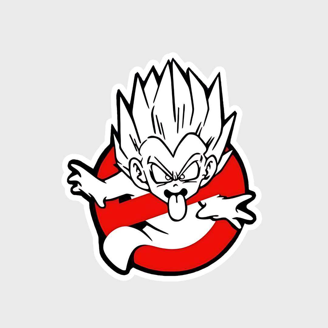 Son Goku ghost Sticker - sticckiz.com