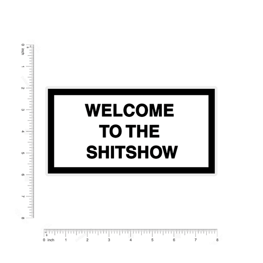 Welcome to the shit show Bumper Sticker - sticckiz.com