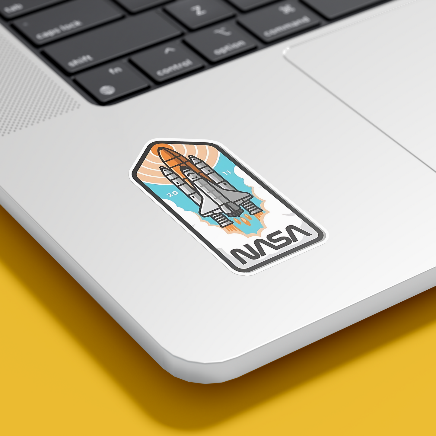 Nasa Rocket V2 Sticker