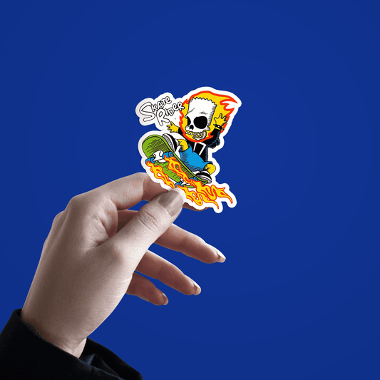 Skate Rider By Buckrogers Sticker - sticckiz.com