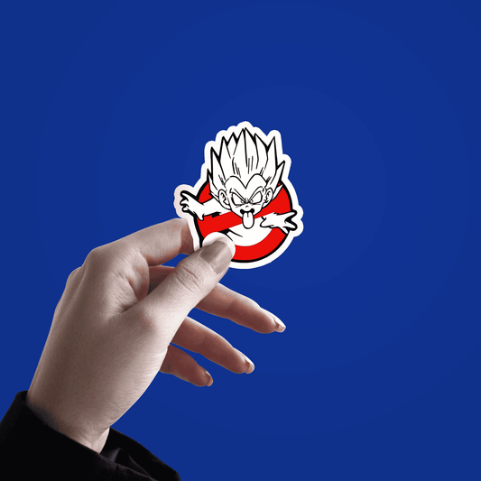 Son Goku ghost Sticker - sticckiz.com