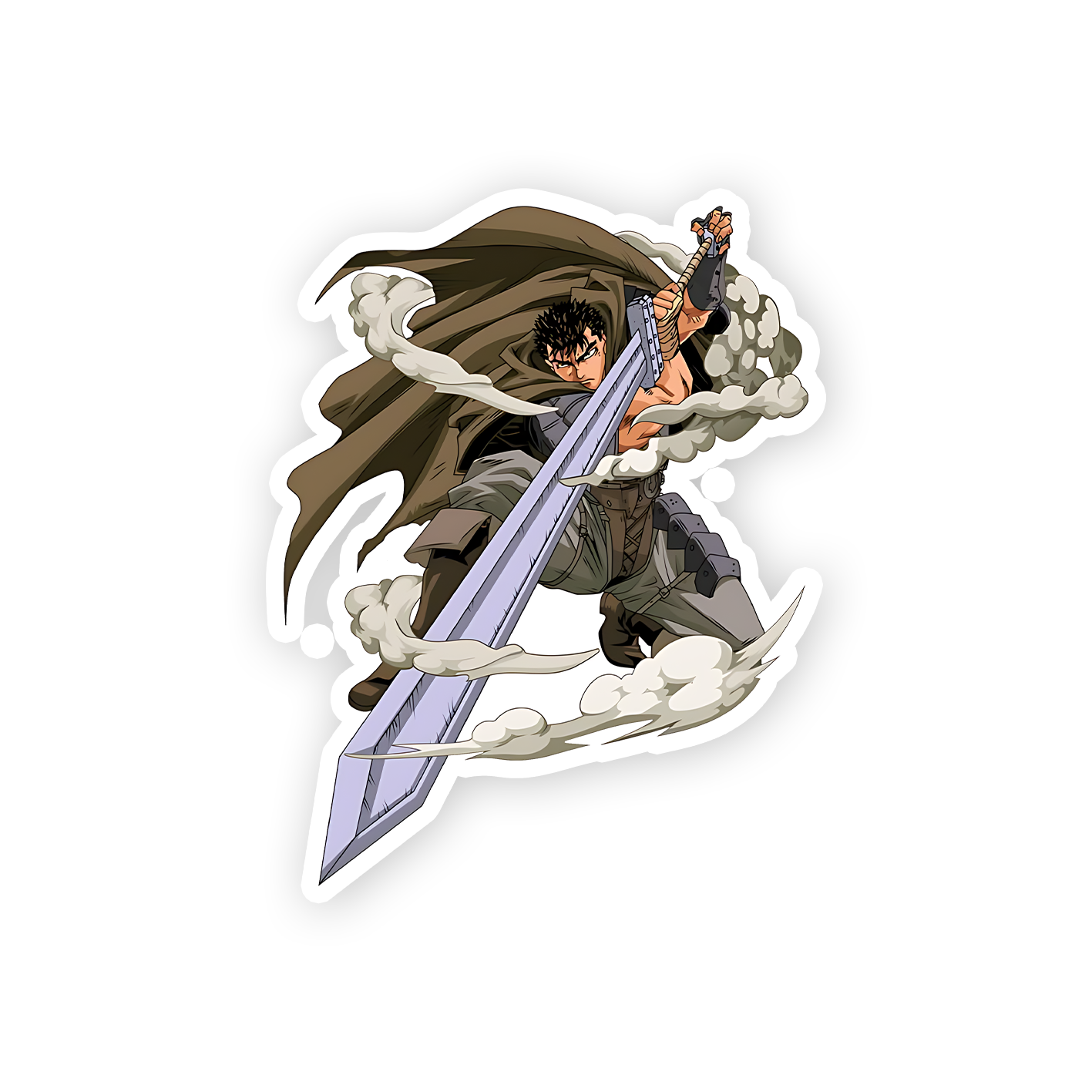 Black Sordman Sticker