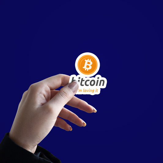 Bitcoin I'm Loving it Sticker