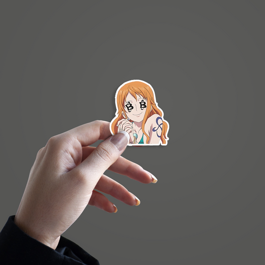 Nami from the anime series One Piece Sticker