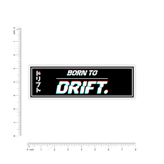 Born to drift bumper Sticker - sticckiz.com