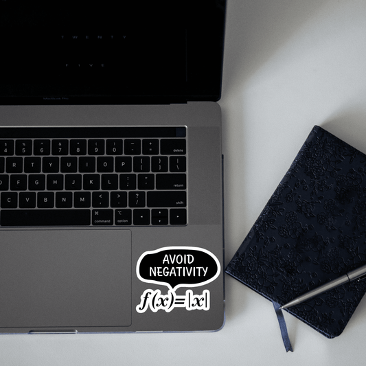 Avoid Negativity Sticker - sticckiz.com