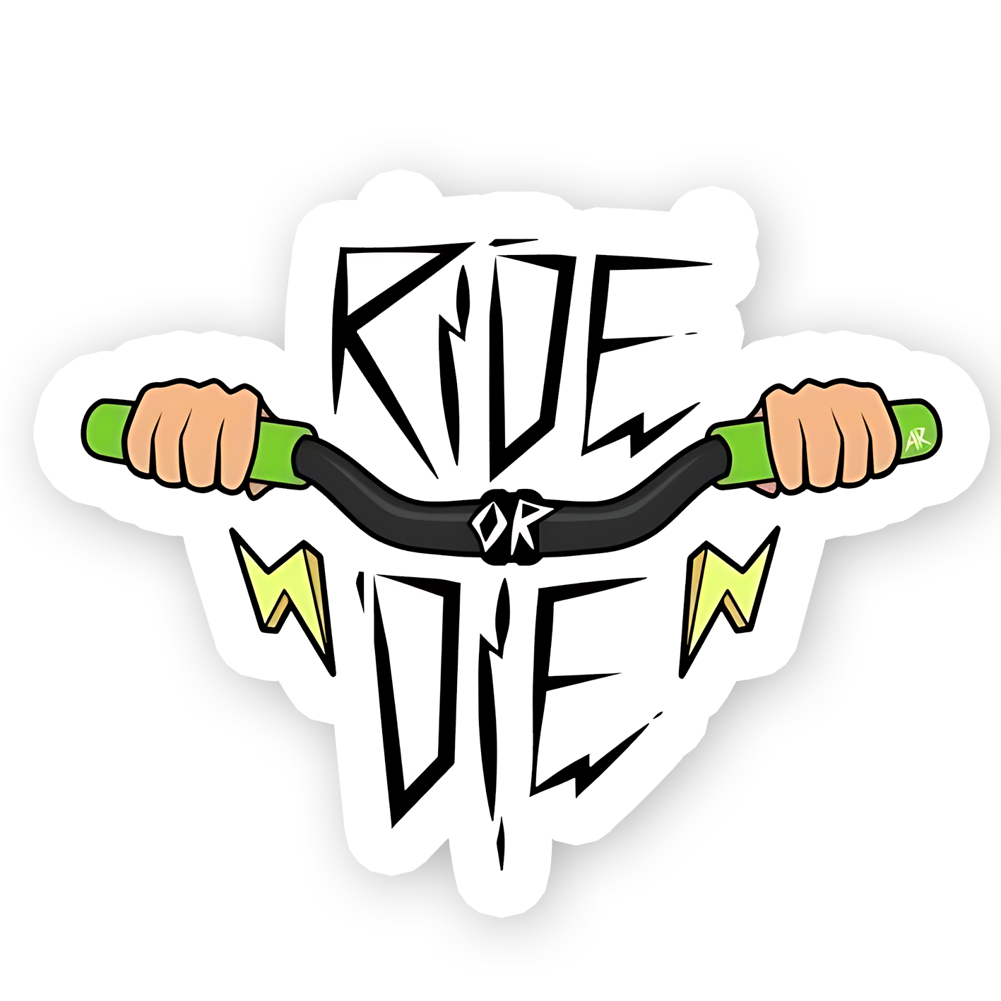 Ride or DIe Sticker