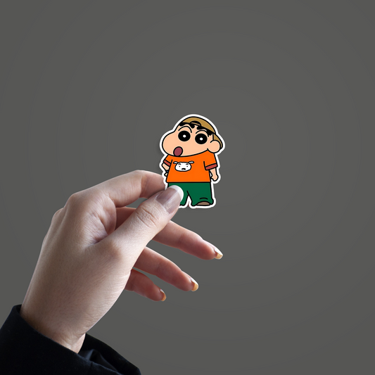 Shinchan as Big Boy Sticker