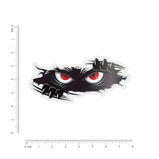 monster eyes bumper sticker - sticckiz.com