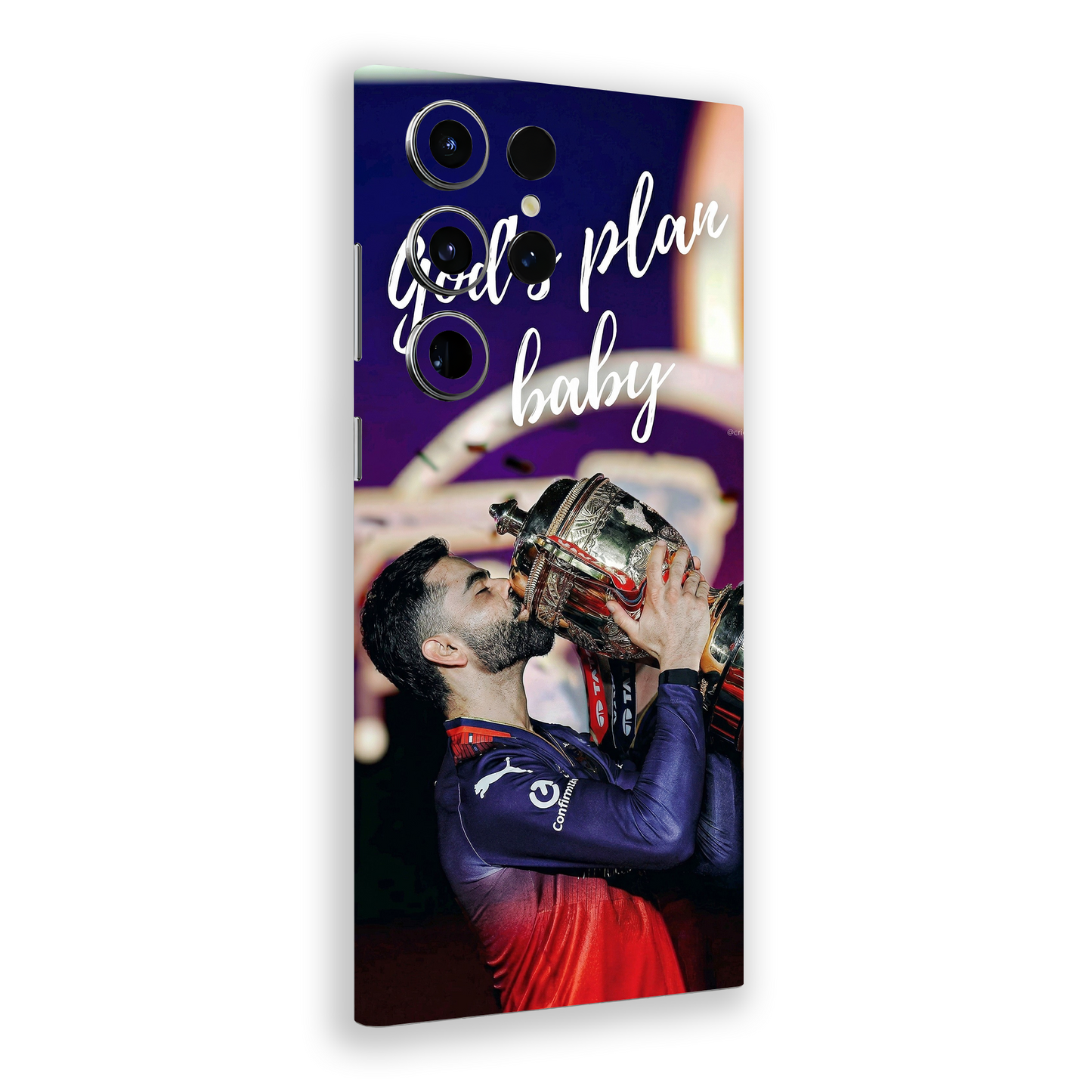 God's Plan Baby RCB win Edition Mobile Skin