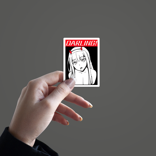 D##li#g Japanese girl Sticker