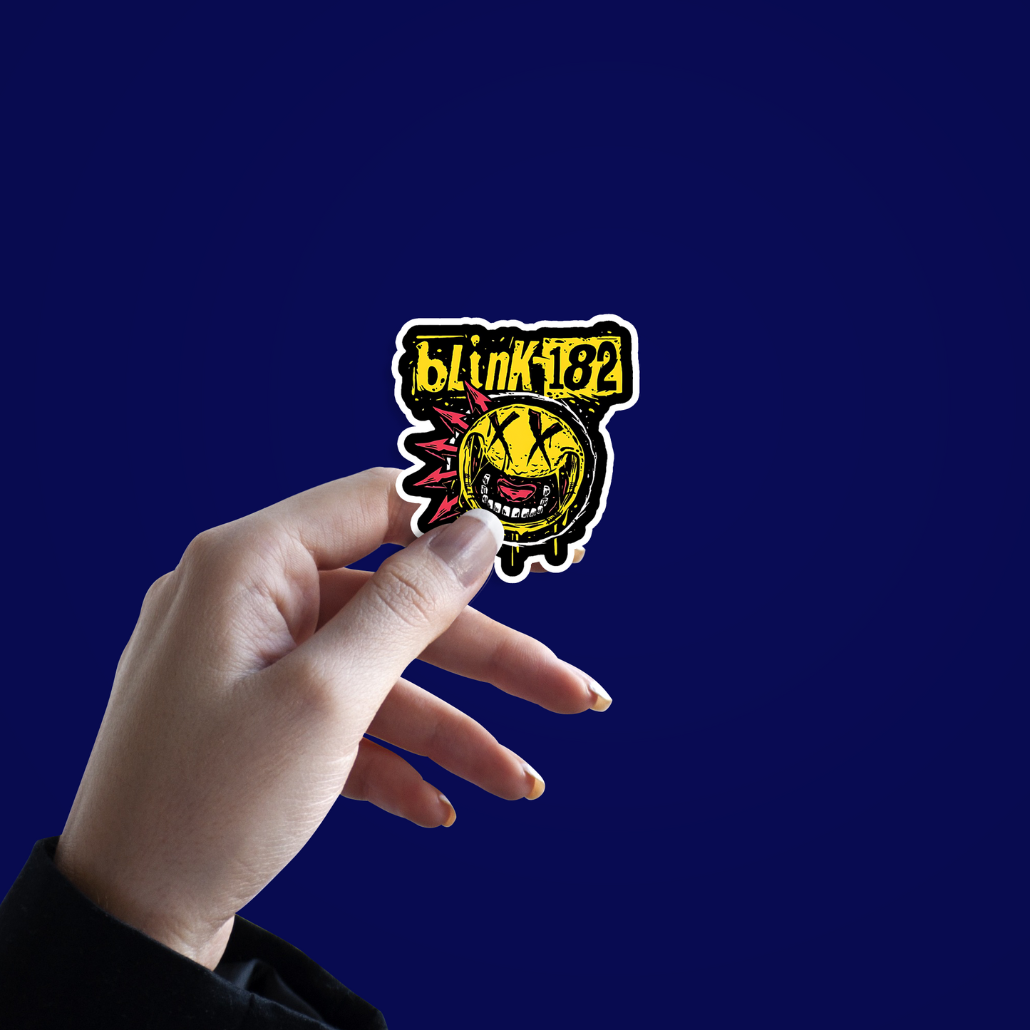 Blink 182 Smiley Sticker