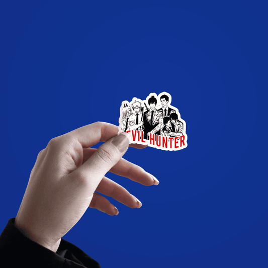 Devil hunter sticker - sticckiz.com