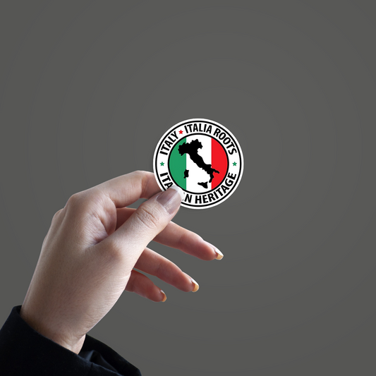 Italy. Italia Roots. Italian heritage Sticker