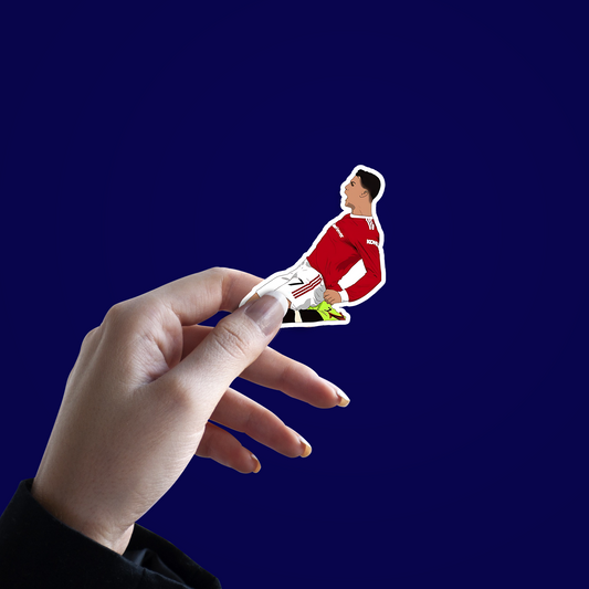 Christiano Ronaldo winning pose Sticker