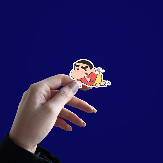 Shying Shinchan Sticker