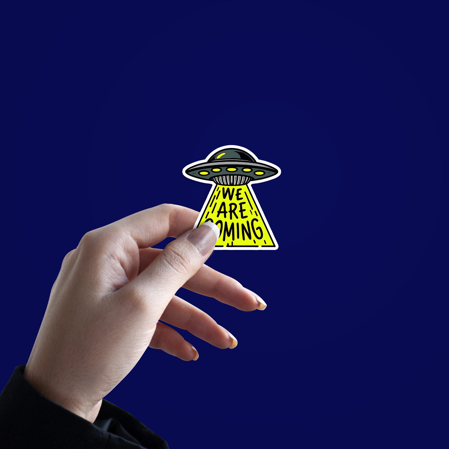 We are coming Sticker
