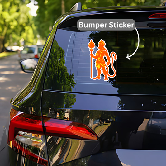 Hanuman Ji v3 Bumper Sticker