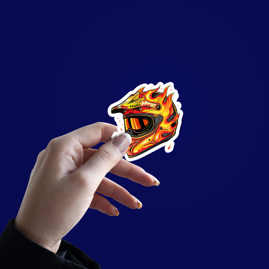 Capacete De Trilha De Motocross Helmet Sticker