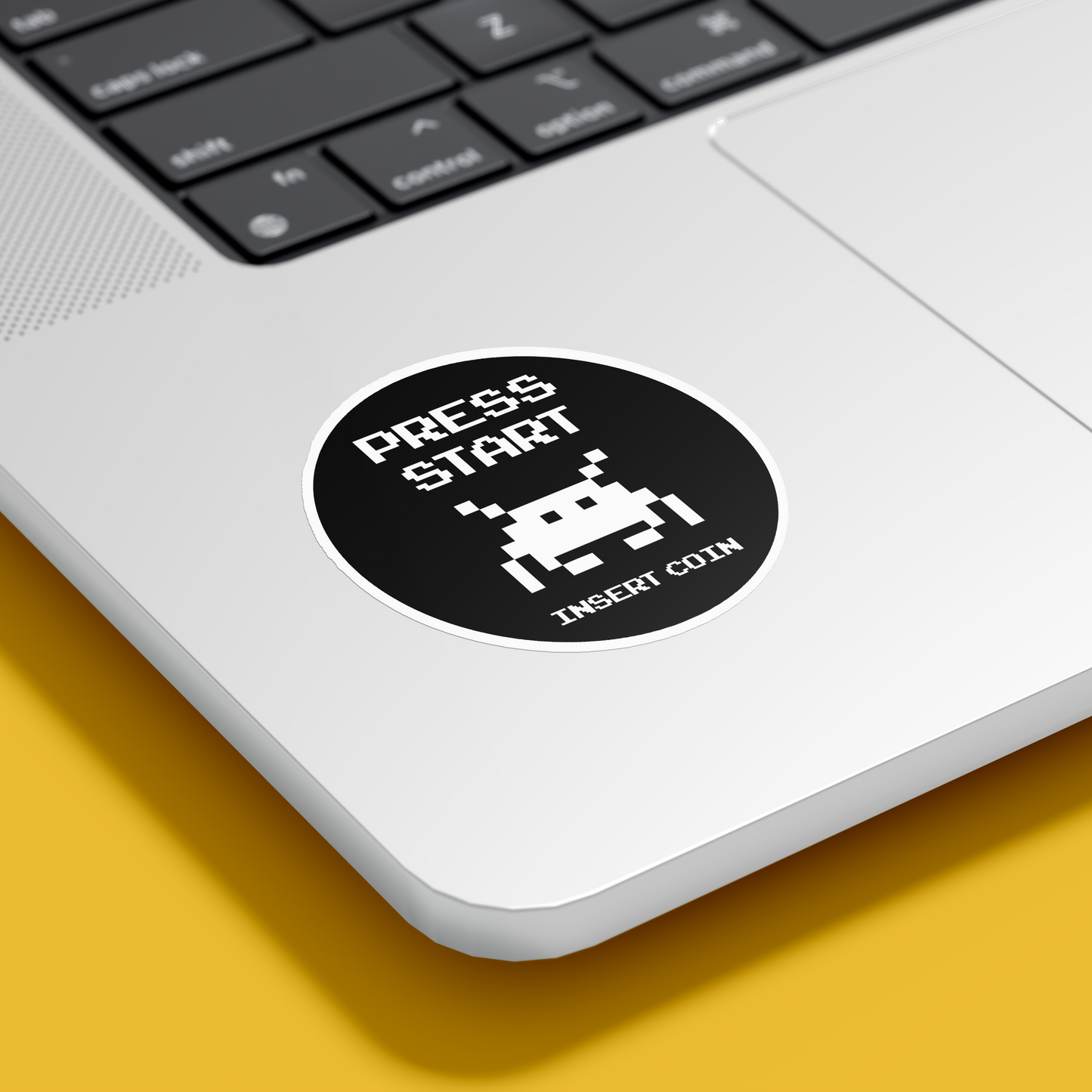 Press Start Insert coin Sticker