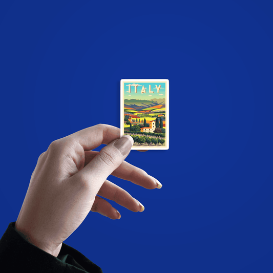 Italy Vintage Travel Sticker - sticckiz.com