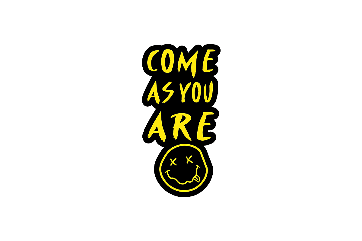 Come as you are Sticker