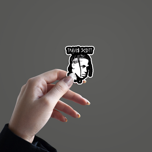 Travis Scott Singer Sticker