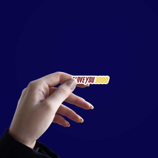 I love you 3000 Sticker