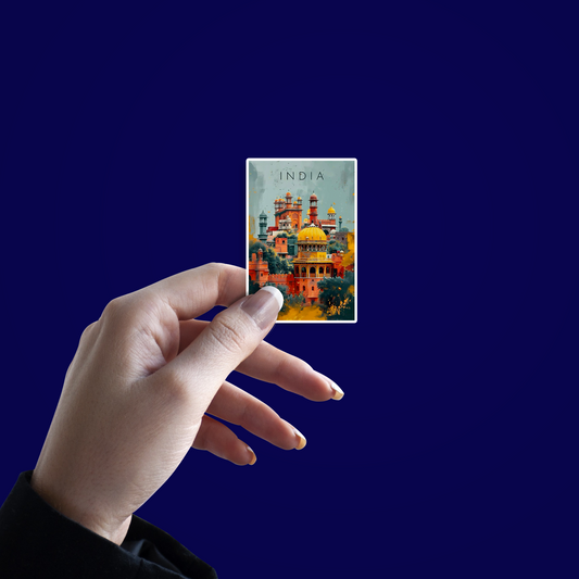 India card Sticker