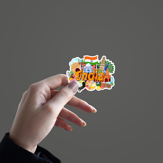 India Unity Art Sticker