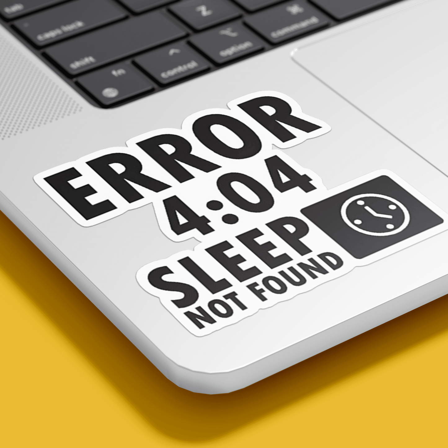Error 4:04 Sleep Not Found Sticker - sticckiz.com