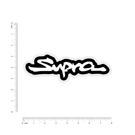 Supra Bumper Sticker - sticckiz.com