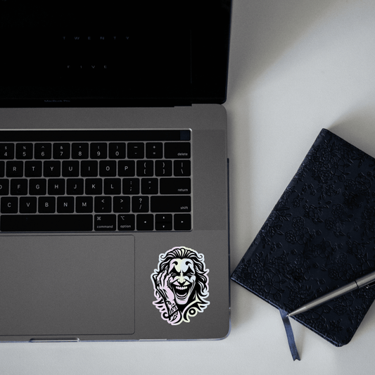 Joker Holographic Sticker - sticckiz.com