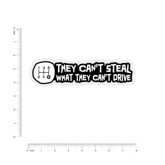 They can_t steal what the can_t ride Bumper Sticker - sticckiz.com