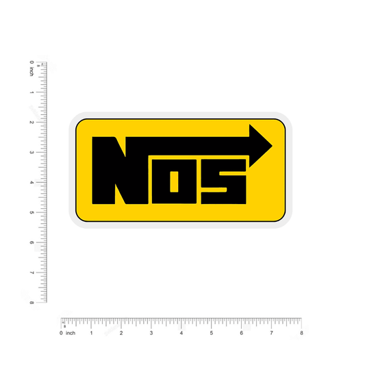 NOS bumper Sticker - sticckiz.com