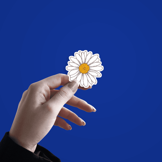 Daisy Flower Sticker - sticckiz.com