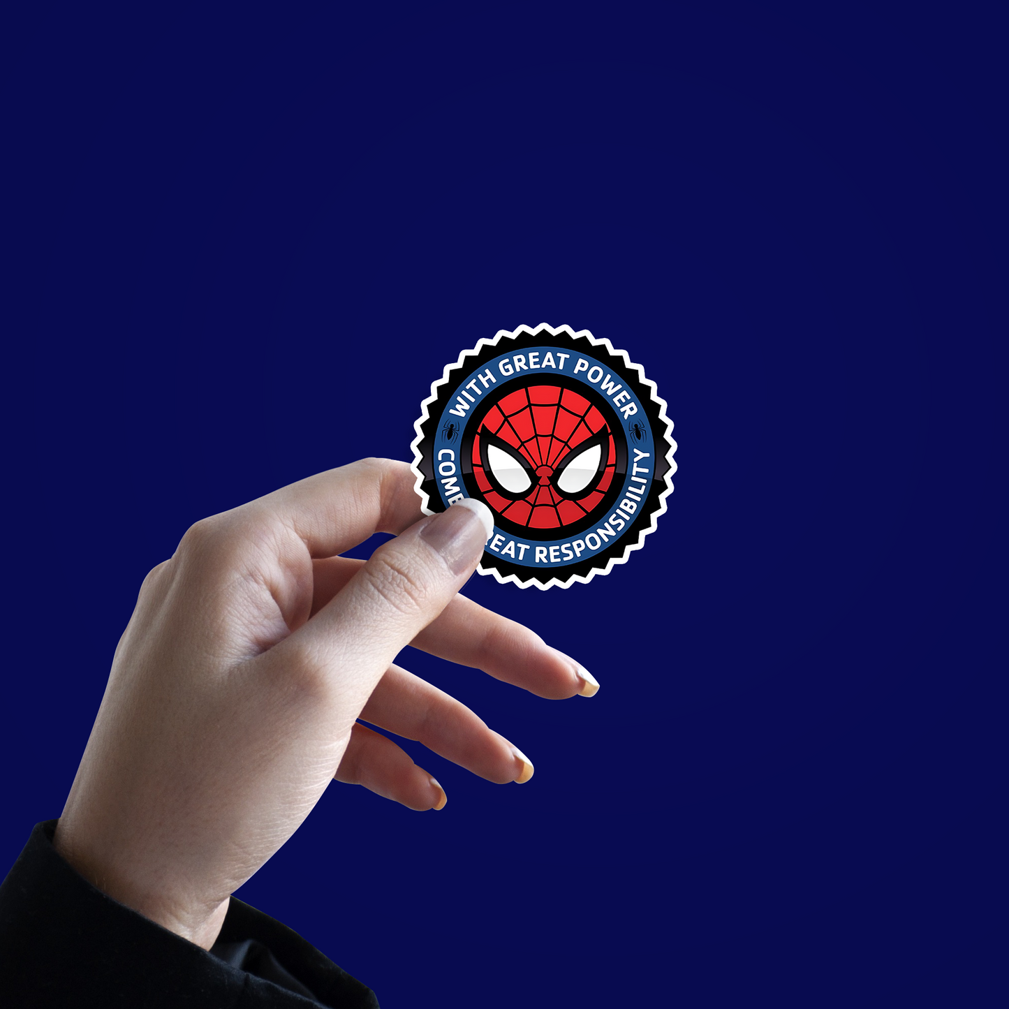 Great power comess with great Responsibility Sticker