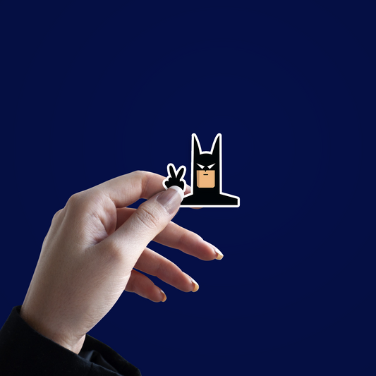Batman the Superhero Chilling Sticker