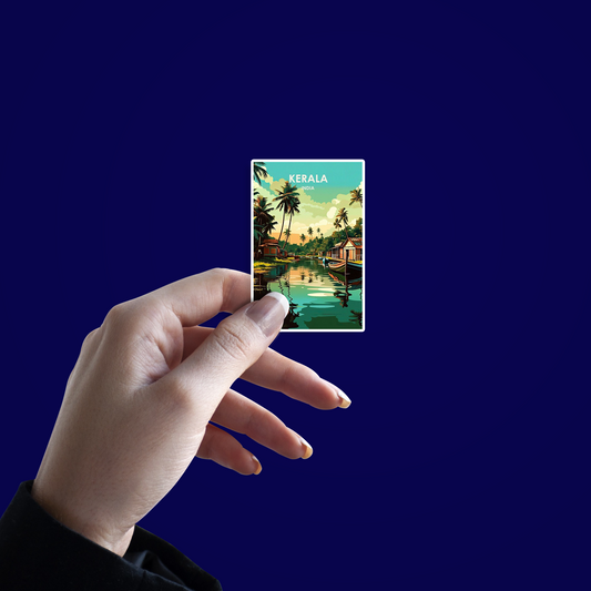 Kerala card Sticker