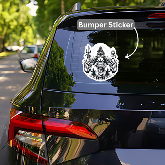 Lord Shiva Bumper Sticker