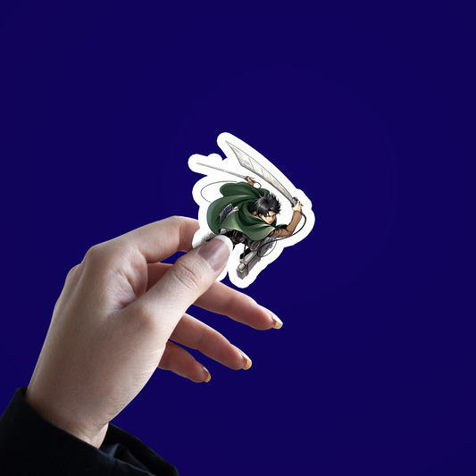 Levi Ackerman Anime Sticker