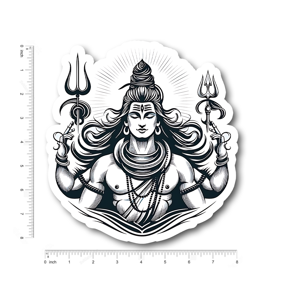 Lord Shiva Bumper Sticker